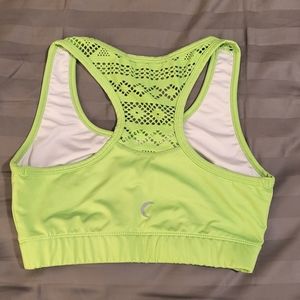 Neon Green Bomber Bra
